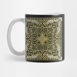 gold pattern Mug